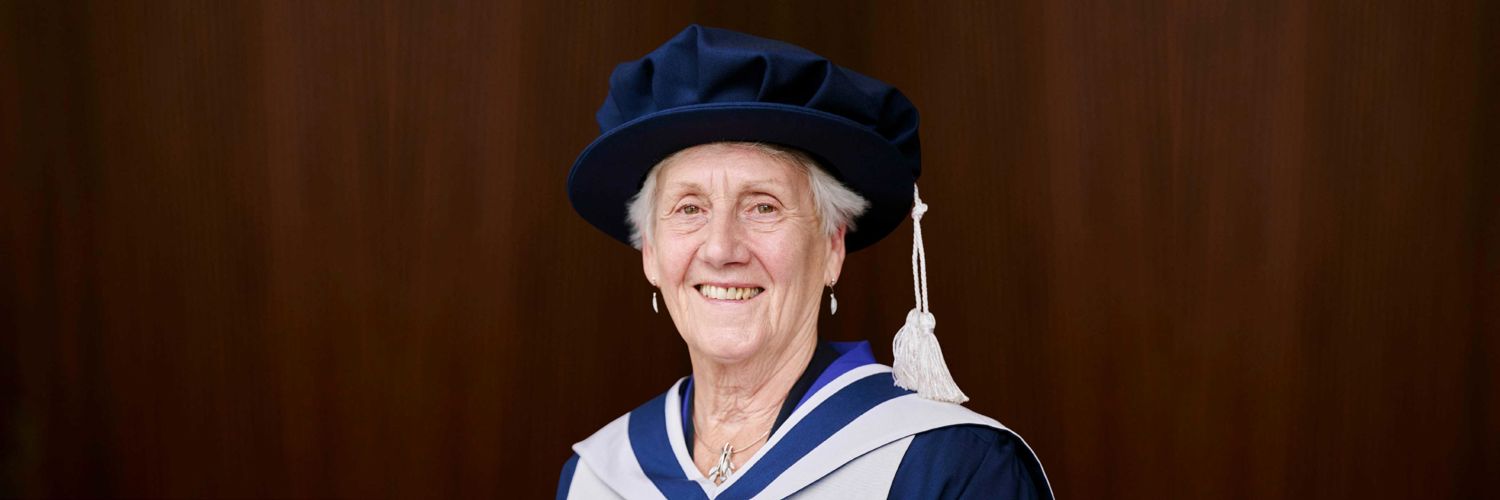 Dame Louise Martin at Queen Margaret University graduation 2023