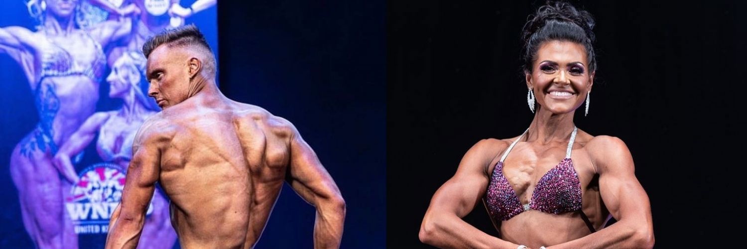 Male and female bodybuilders