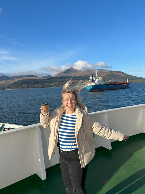 QMU student Essi on a trip to the Isle of Arran