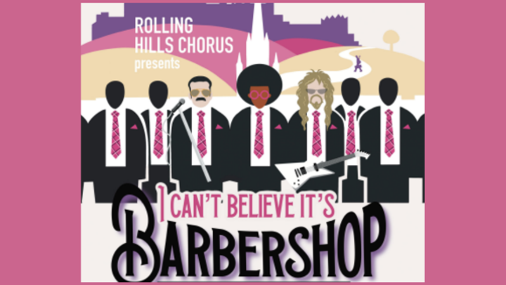 "I Can't Believe It's Barbershop!" Fringe poster
