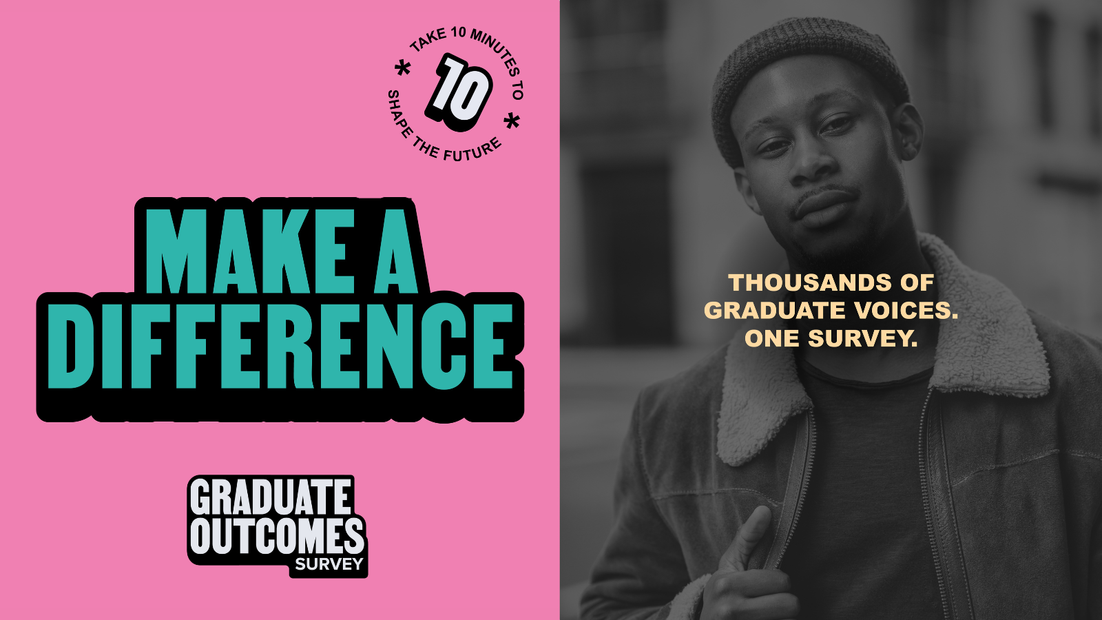 Graduate Outcomes: Make a Difference by completing the survey