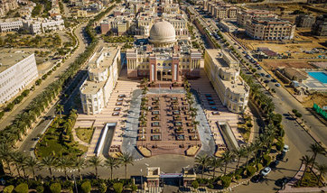 Aerial view of the British University of Egypt