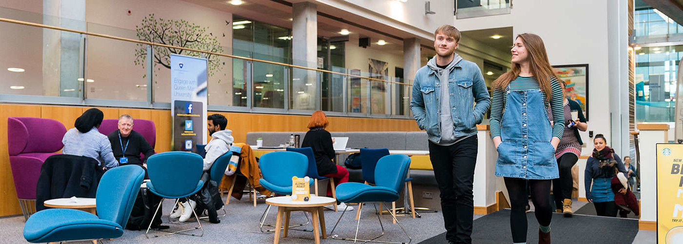 Students participating in an open day event on campus