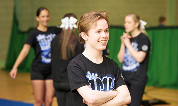 Aonghas Pringle at Cheerleading Society 