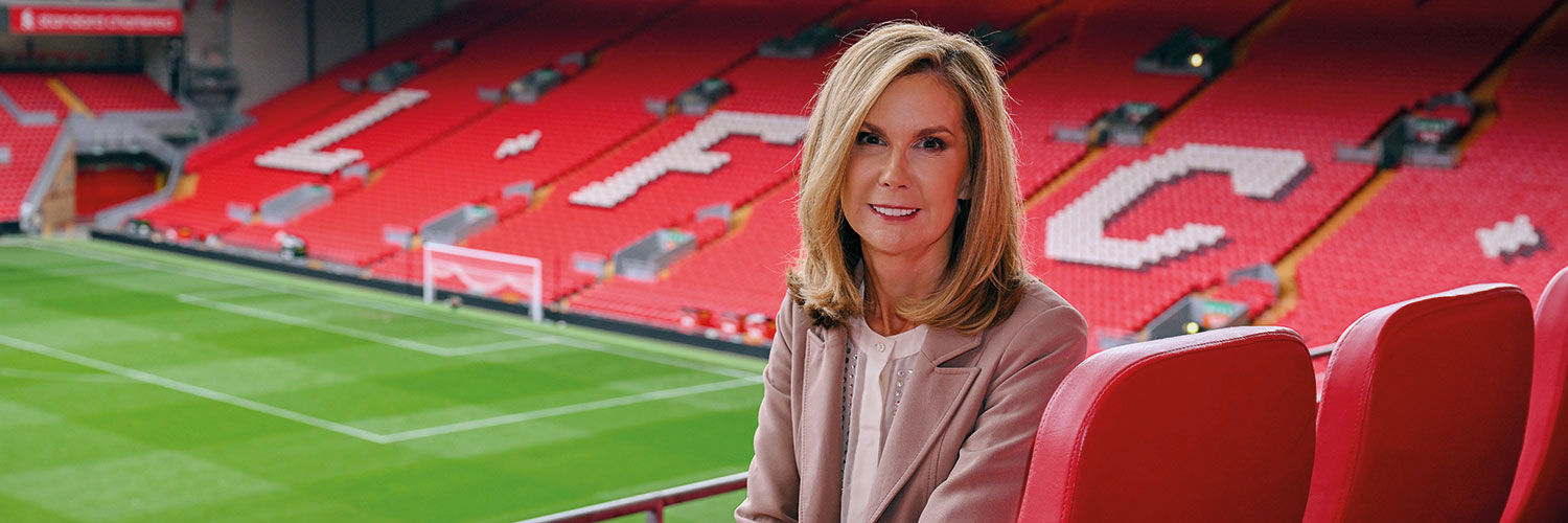 Photo of Susan Black’s journey from QMU student to a key figure at Liverpool FC
