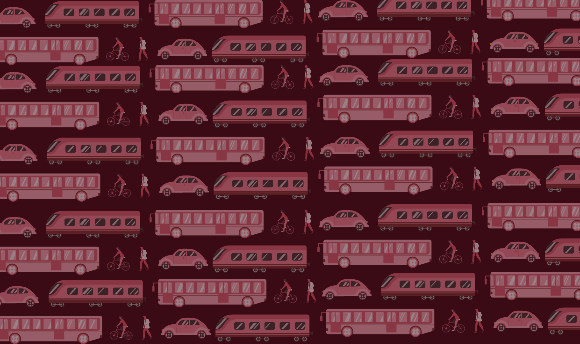 Transport themed pattern 