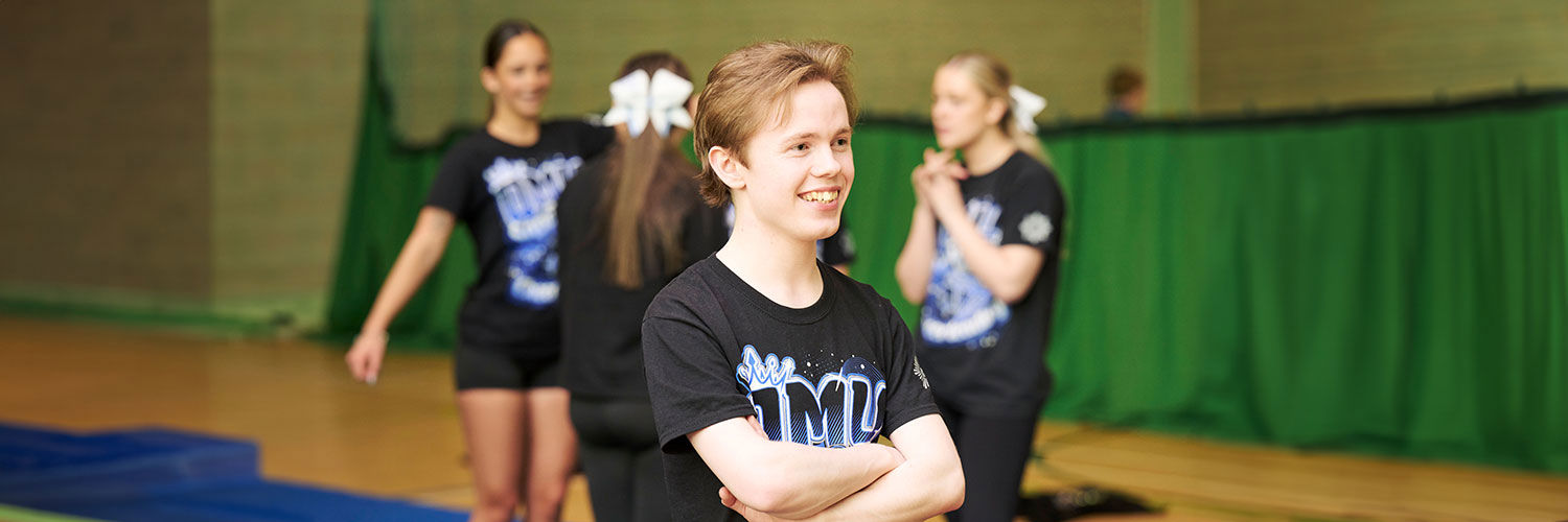 Aonghas Pringle at Cheerleading Society