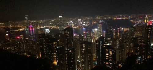 Image of Hong Kong at night