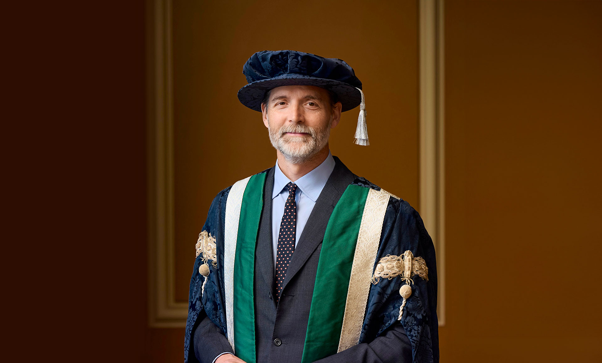 Photo of QMU's New Chancellor, Patrick Grant