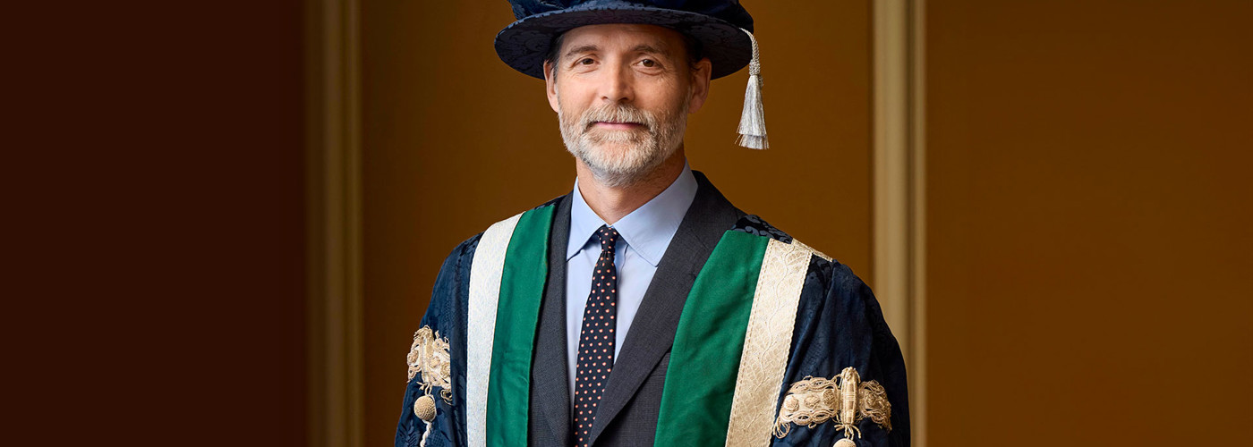 Photo of QMU's New Chancellor, Patrick Grant