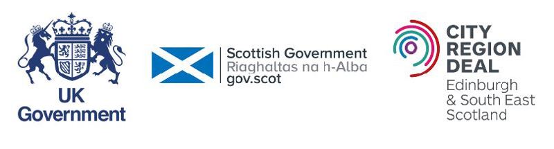 Partner Logos for UK Government, Scottish Government and City Region Deal