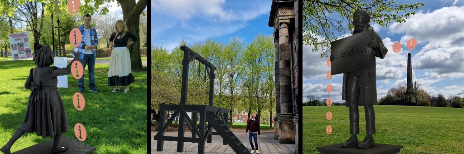'Glasgow Green: Alternative Histories' - a mobile augmented reality app created in collaboration with colleagues from the University of St Andrews’ Smart Heritage initiative
